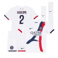 Paris Saint-Germain Achraf Hakimi #2 Vonkajší Detský futbalový dres 2024-25 Krátky Rukáv (+ trenírky)